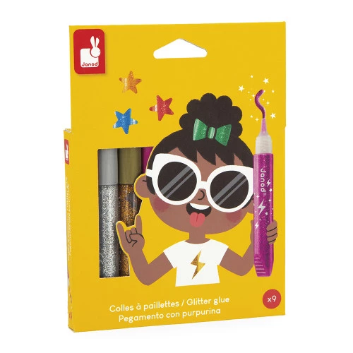 Colle à Paillettes x9 tubes