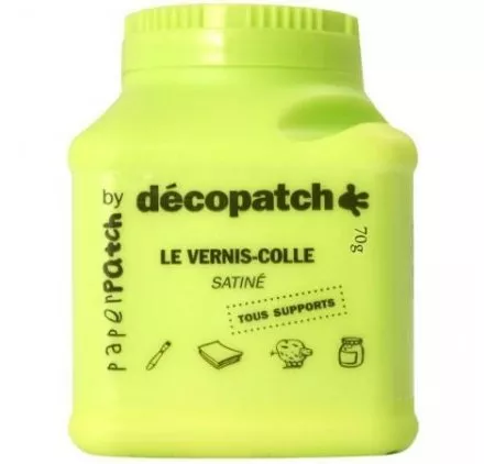 Vernis-colle satiné