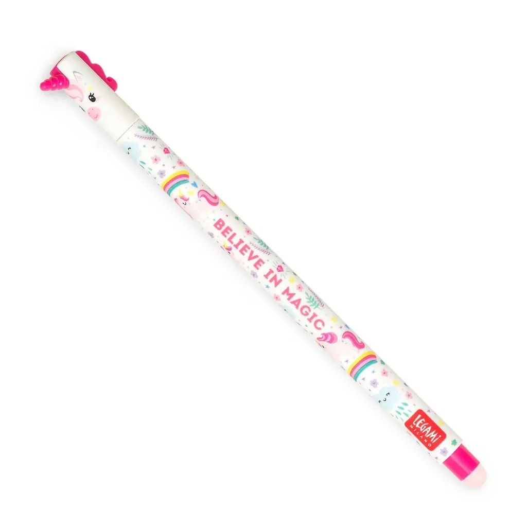 Stylo à Encre Gel Effaçable Unicorn « Believe In Magic » - Erasable Pen