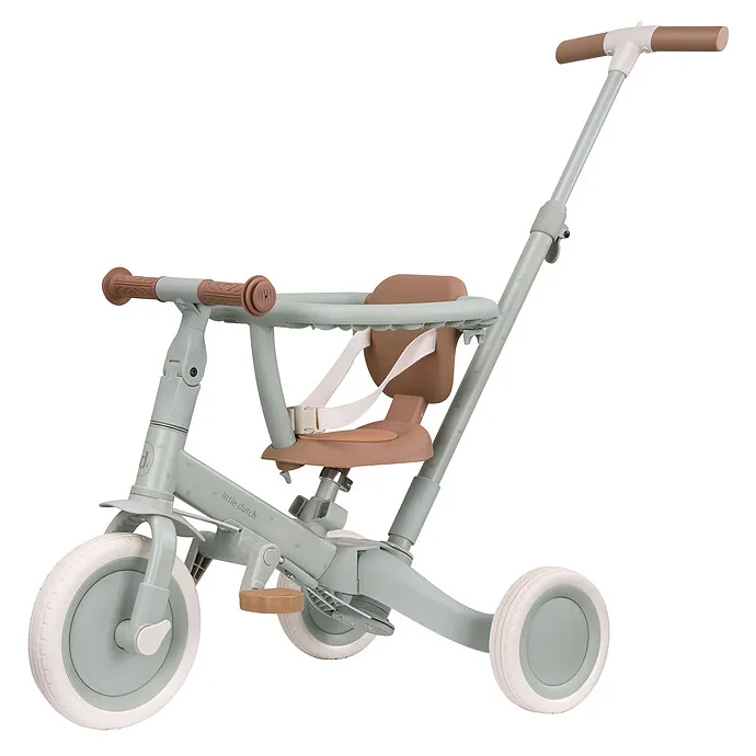 Tricycle 4-en-1 - Pure Sage - Little Dutch