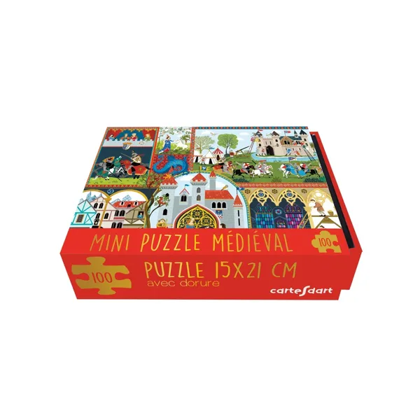 Mini Puzzle Médiéval - Cartes d'art