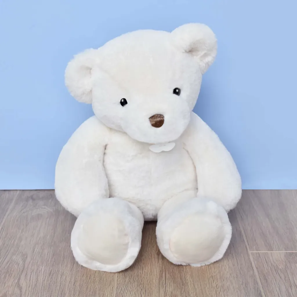 Peluche Ours en Peluche Blanc - 50 cm
