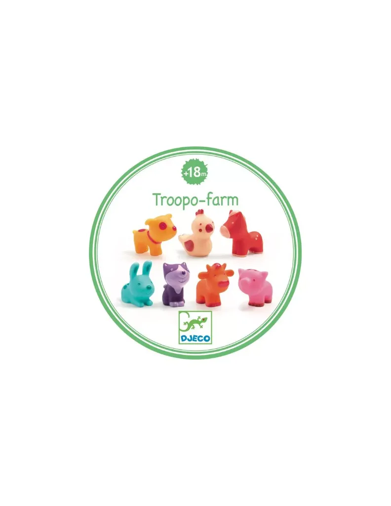 Troopo farm animaux de la ferme - Djeco