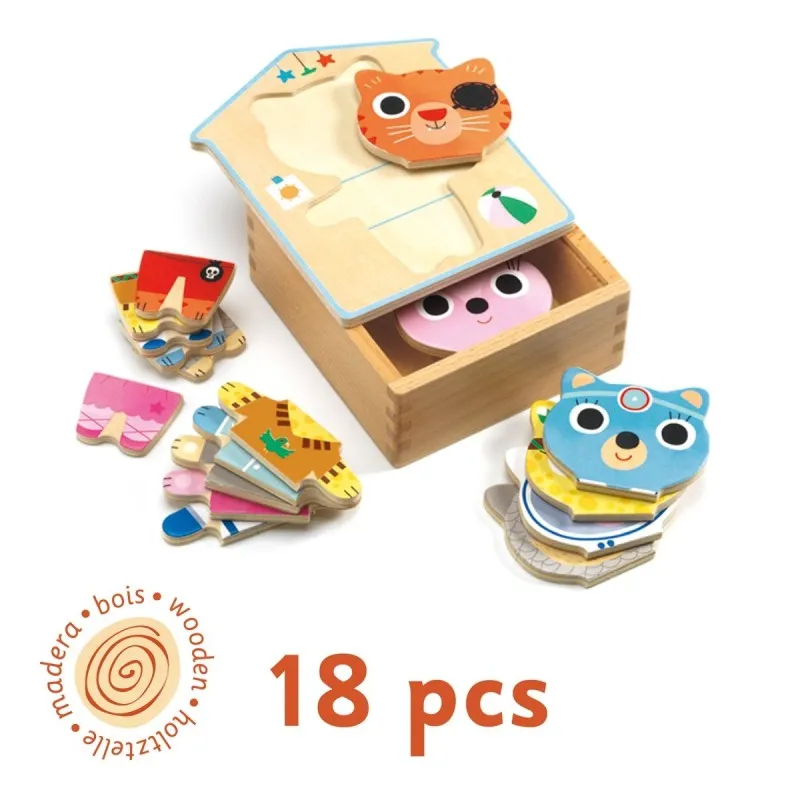 Puzzles dressup mix - Djeco